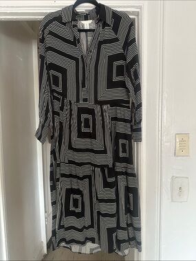 h&m black and white long sleeve dress Black And White White Hm Long Sleeve Dress for Sale up to 90% Off: Poshmark